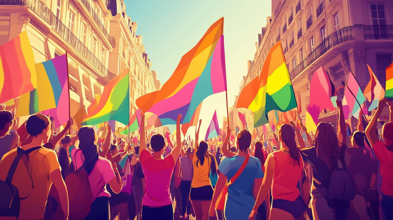 La première marche lesbienne française mobilise les militantes pour faire entendre leurs voix